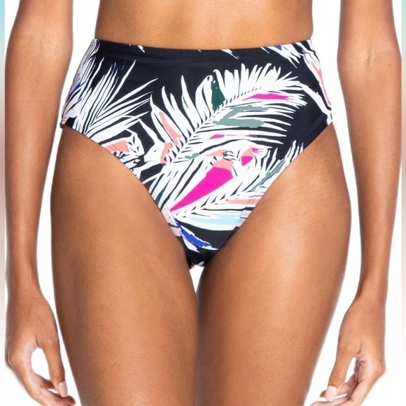 Rachel Rachel Roy High Waisted Moderate Coverage Swim Bikini Bottoms Medium - Picture 8 of 8